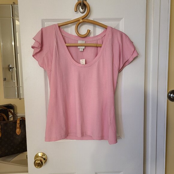 Maeve flutter sleeved tee shirt NWT - Picture 5 of 11